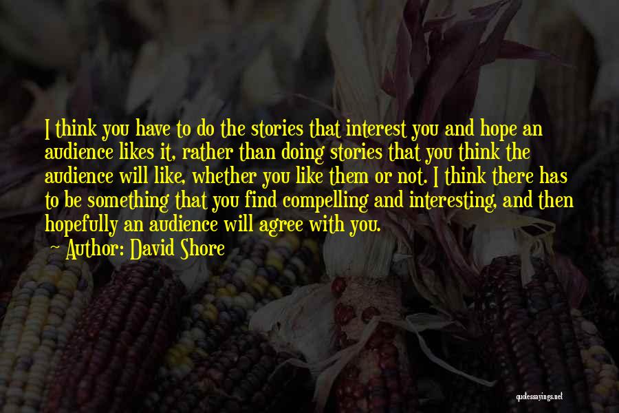 David Shore Quotes 1371282