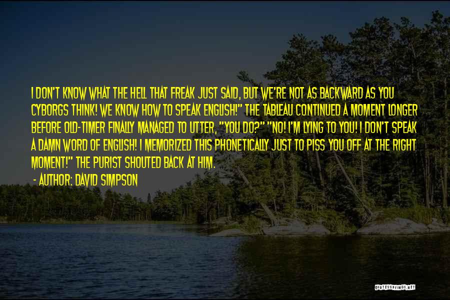David Simpson Quotes 294216