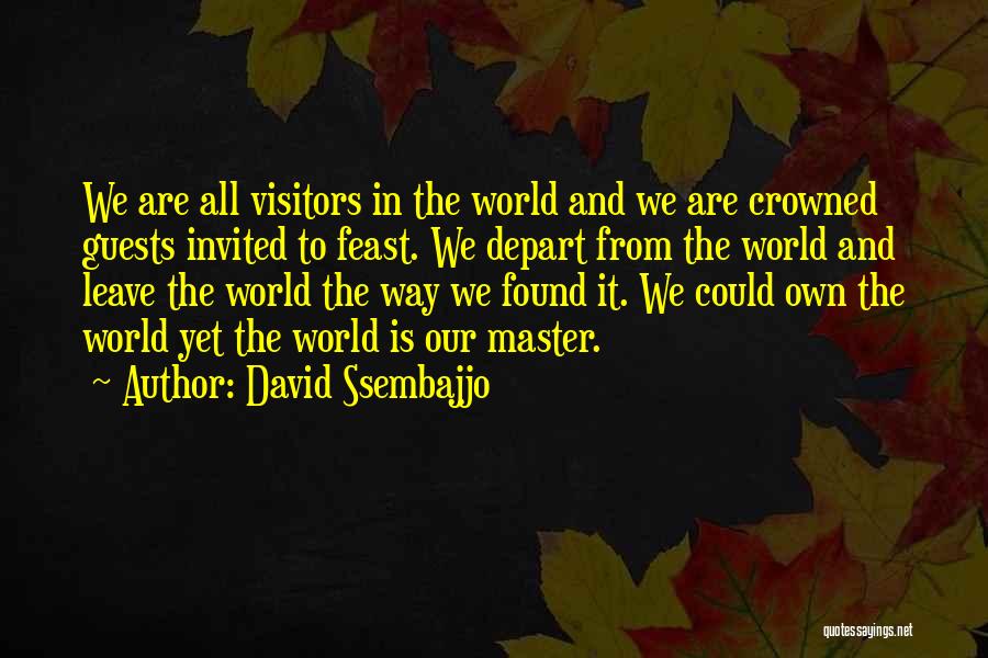 David Ssembajjo Quotes 928925