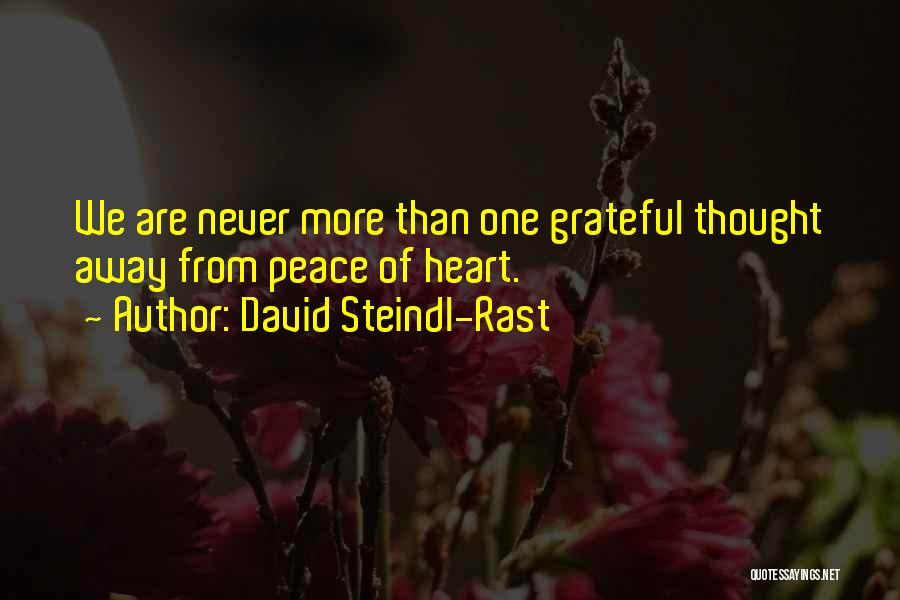 David Steindl-Rast Quotes 1786489