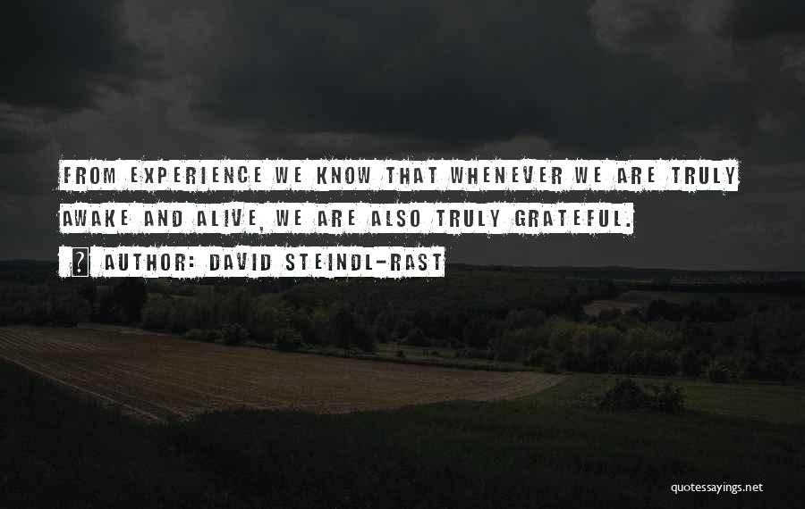 David Steindl-Rast Quotes 389552