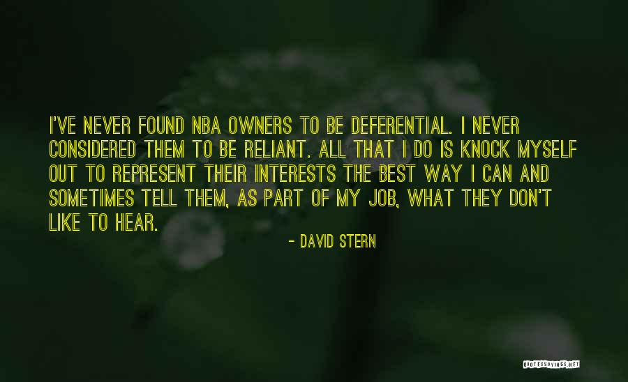 David Stern Quotes 1085939