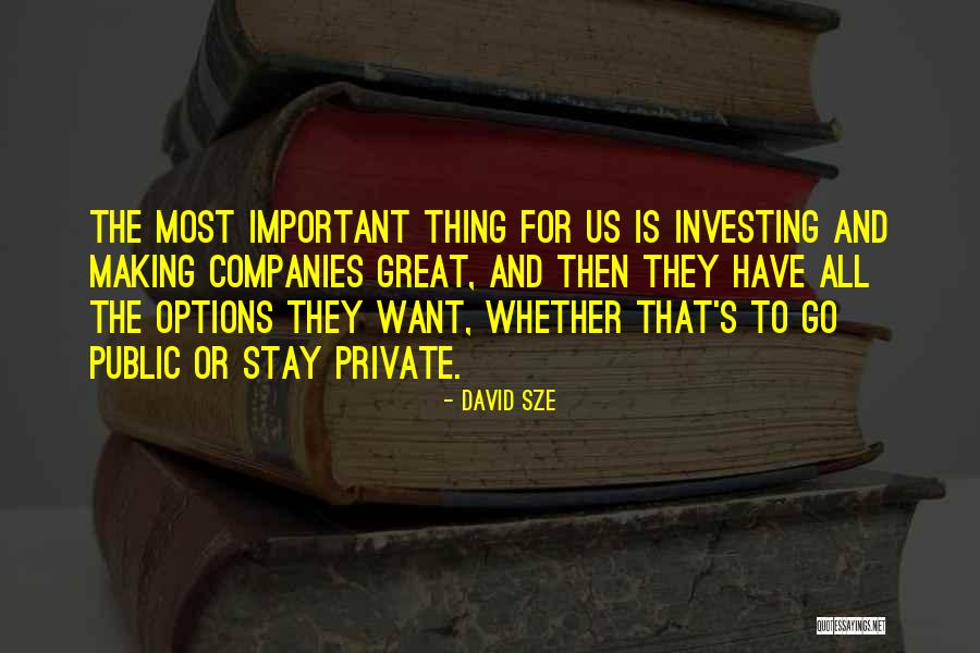 David Sze Quotes 1825250