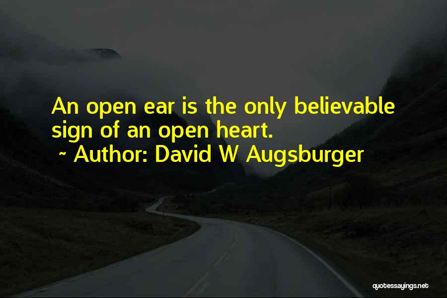 David W Augsburger Quotes 1458687