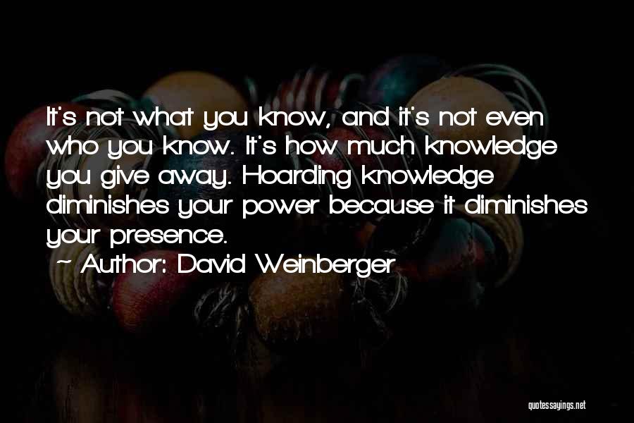 David Weinberger Quotes 461043