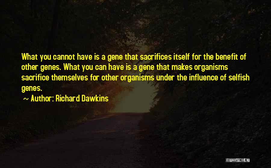 Dawkins Selfish Gene Quotes By Richard Dawkins