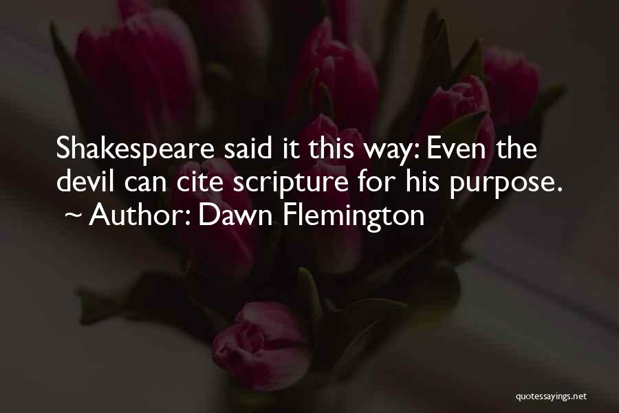 Dawn Bible Quotes By Dawn Flemington