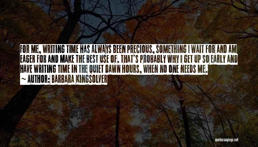 Dawn Of Time Quotes By Barbara Kingsolver