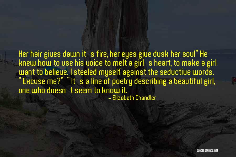 Dawn Till Dusk Quotes By Elizabeth Chandler