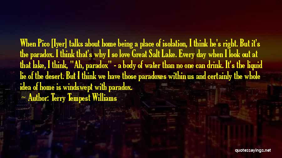 Day At The Lake Quotes By Terry Tempest Williams