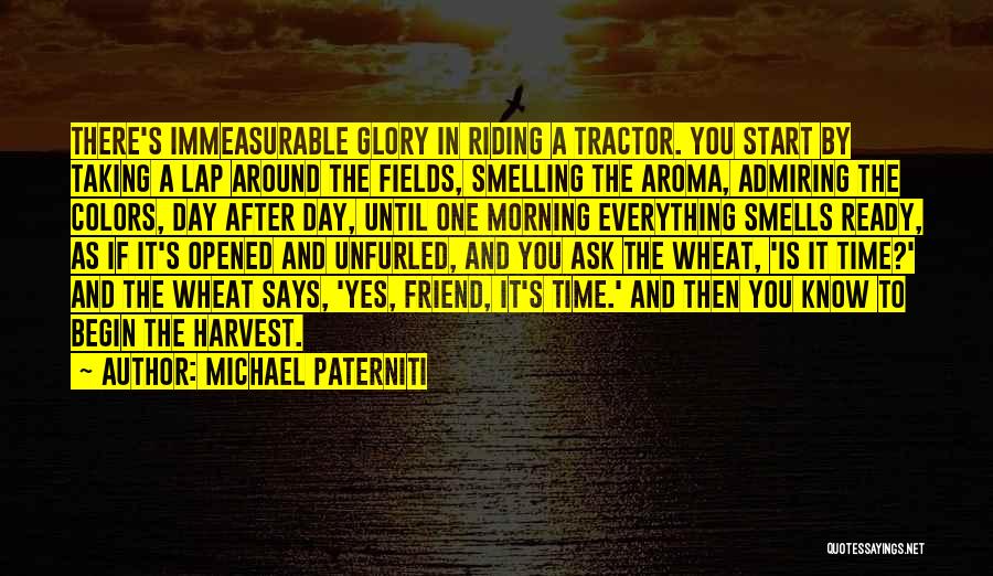 Day Begin Quotes By Michael Paterniti