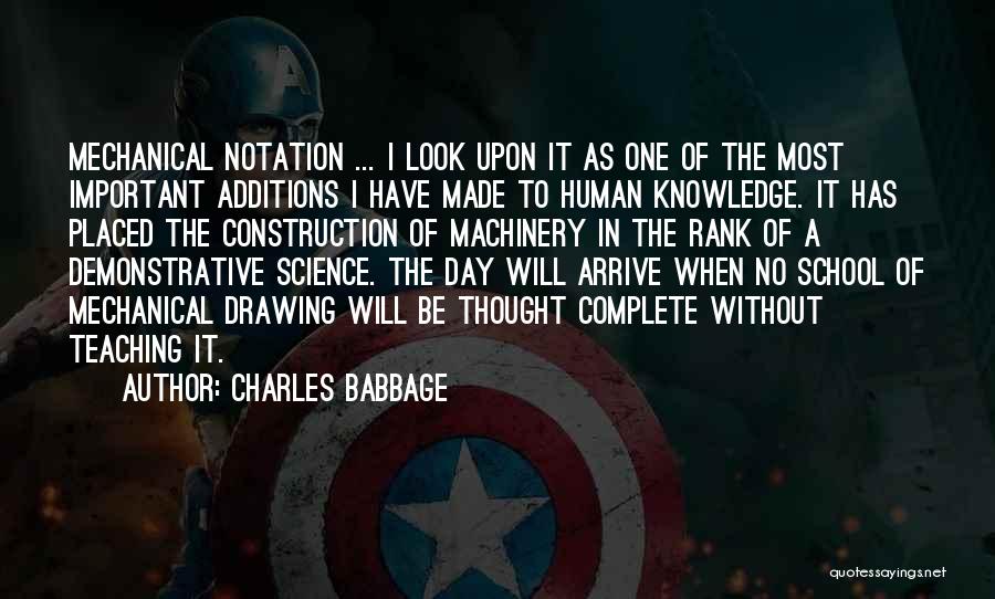 Day Complete Quotes By Charles Babbage