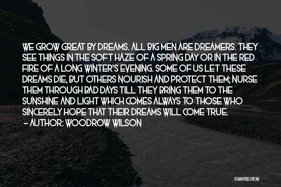 Day Dreamers Quotes By Woodrow Wilson