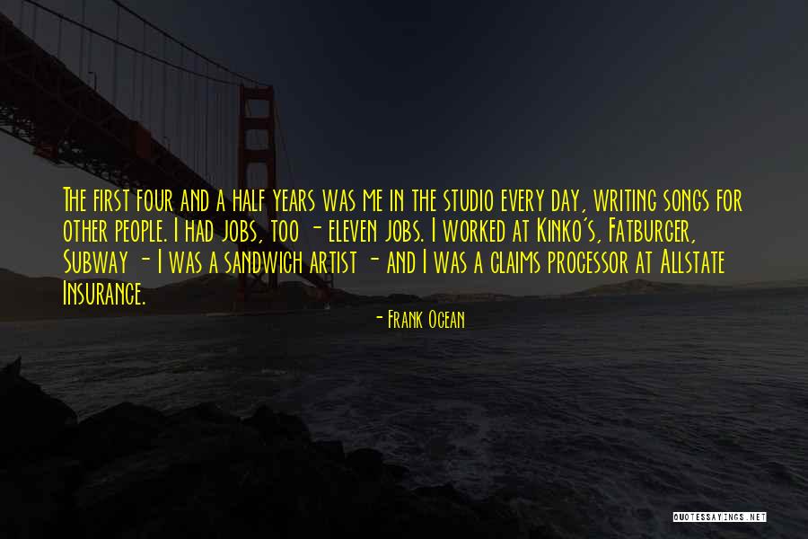 Day Four Quotes By Frank Ocean Day Four Quotes By Frank Ocean
