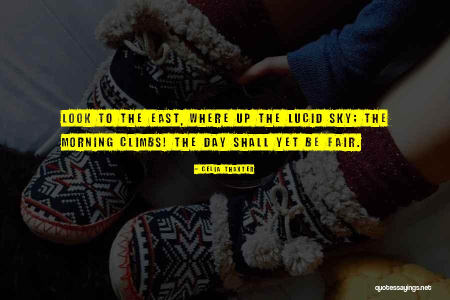 Day Morning Quotes By Celia Thaxter Day Morning Quotes By Celia Thaxter