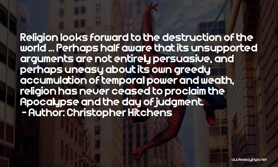 Day Of Judgment Quotes By Christopher Hitchens