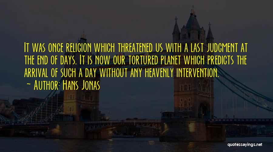 Day Of Judgment Quotes By Hans Jonas