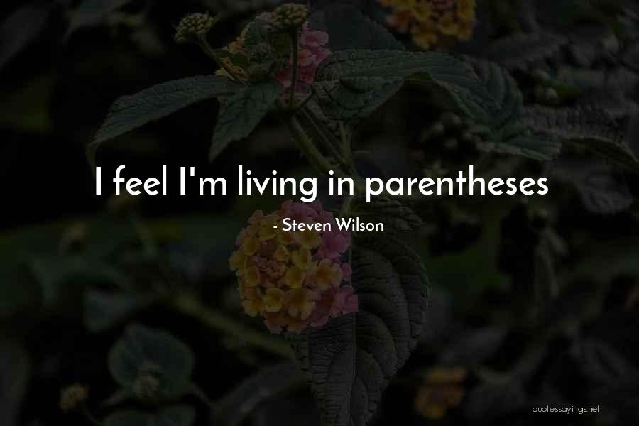 Day To Day Living Quotes By Steven Wilson Day To Day Living Quotes By Steven Wilson
