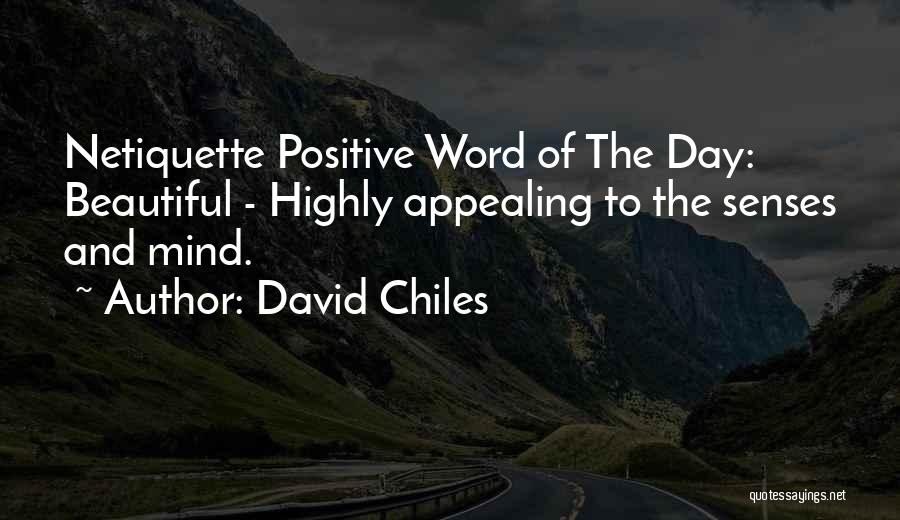 Day To Day Positive Quotes By David Chiles