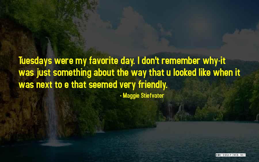 Day Tuesday Quotes By Maggie Stiefvater Day Tuesday Quotes By Maggie Stiefvater