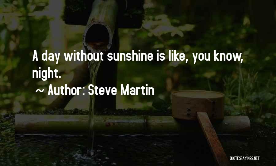 Day Without You Like Quotes By Steve Martin