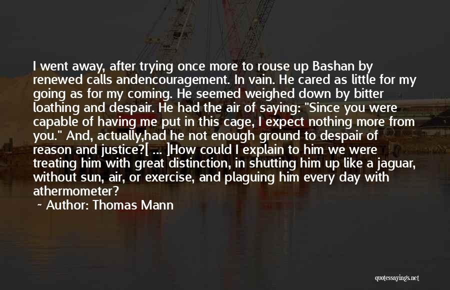 Day Without You Like Quotes By Thomas Mann