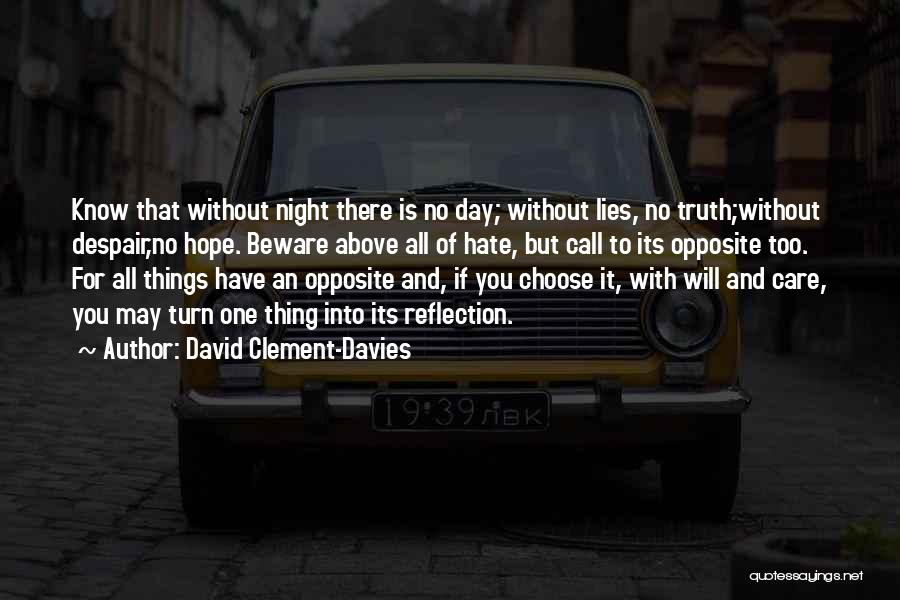 Day Without You Quotes By David Clement-Davies