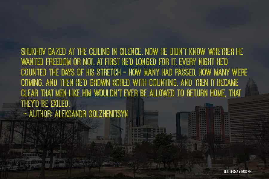 Days Are Counted Quotes By Aleksandr Solzhenitsyn