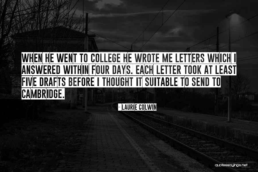 Days Four Quotes By Laurie Colwin Days Four Quotes By Laurie Colwin