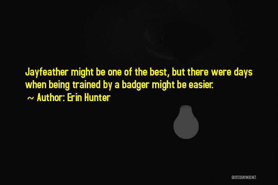 Days Get Easier Quotes By Erin Hunter