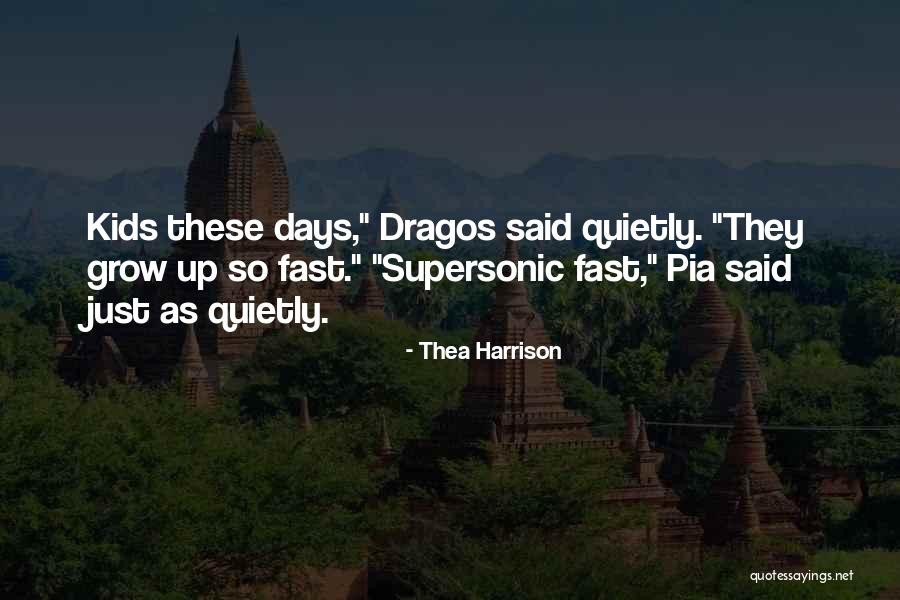 Days Go Fast Quotes By Thea Harrison Days Go Fast Quotes By Thea Harrison
