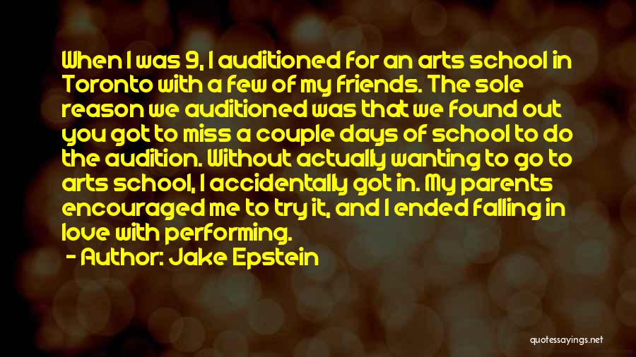 Days In Love Quotes By Jake Epstein