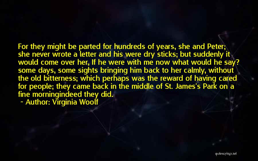 Days Never Come Back Quotes By Virginia Woolf