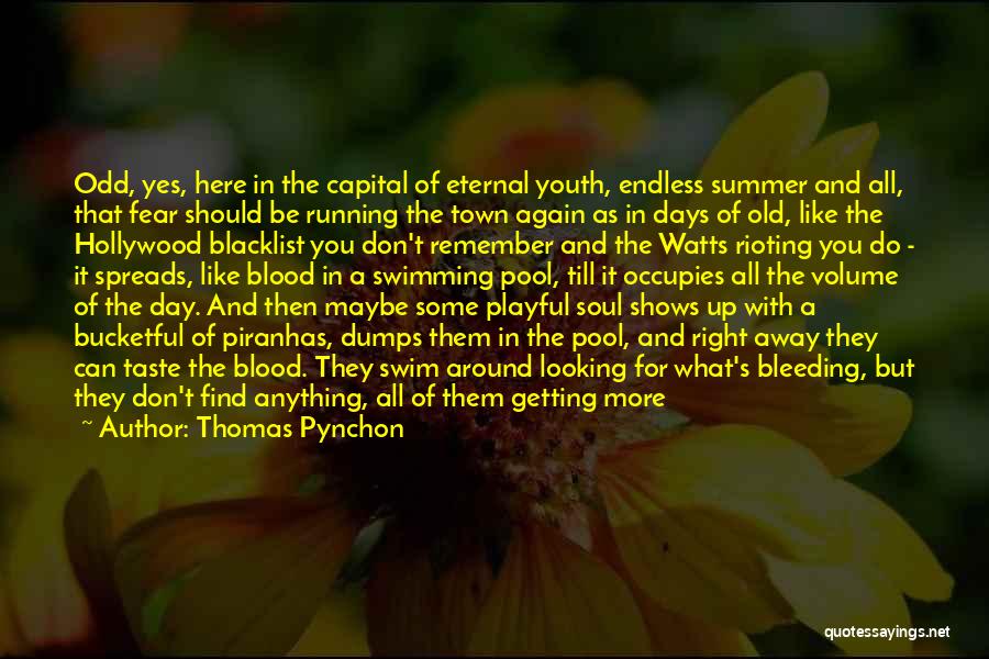 Days Of Summer Quotes By Thomas Pynchon