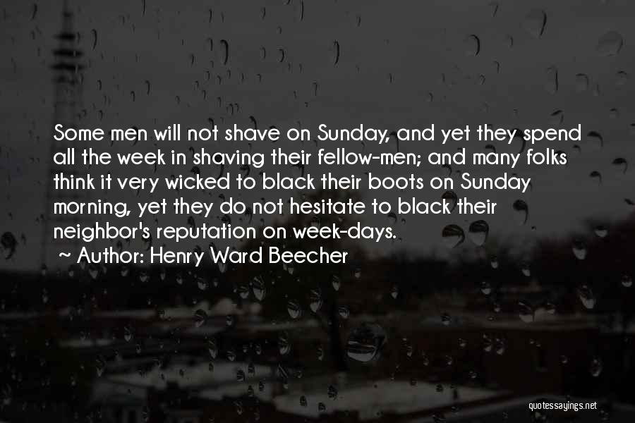 Days Of The Week Morning Quotes By Henry Ward Beecher