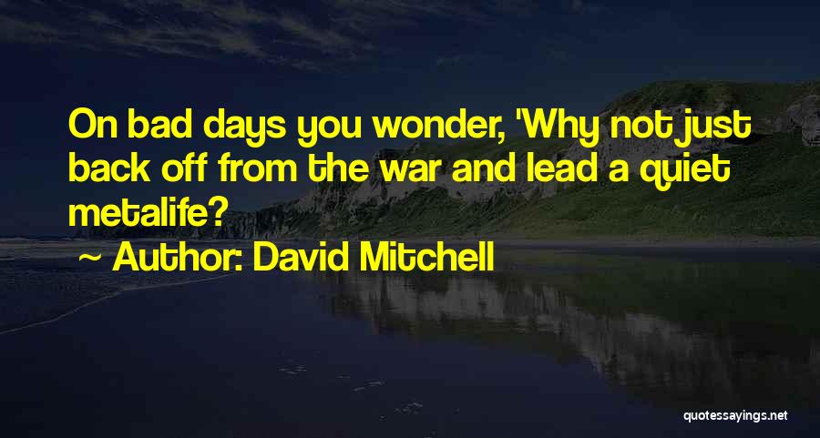 Days Off Quotes By David Mitchell