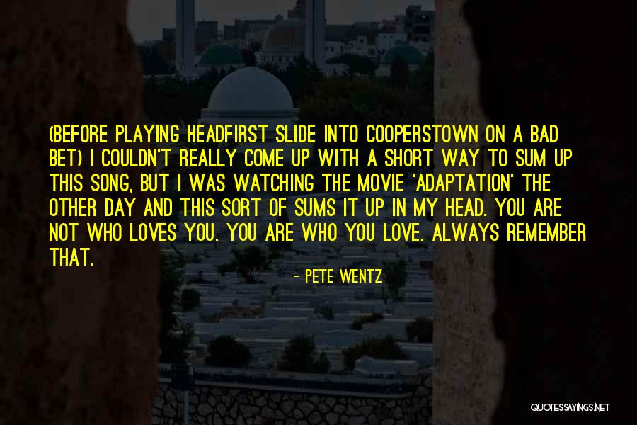 Dayung Tea Quotes By Pete Wentz Dayung Tea Quotes By Pete Wentz