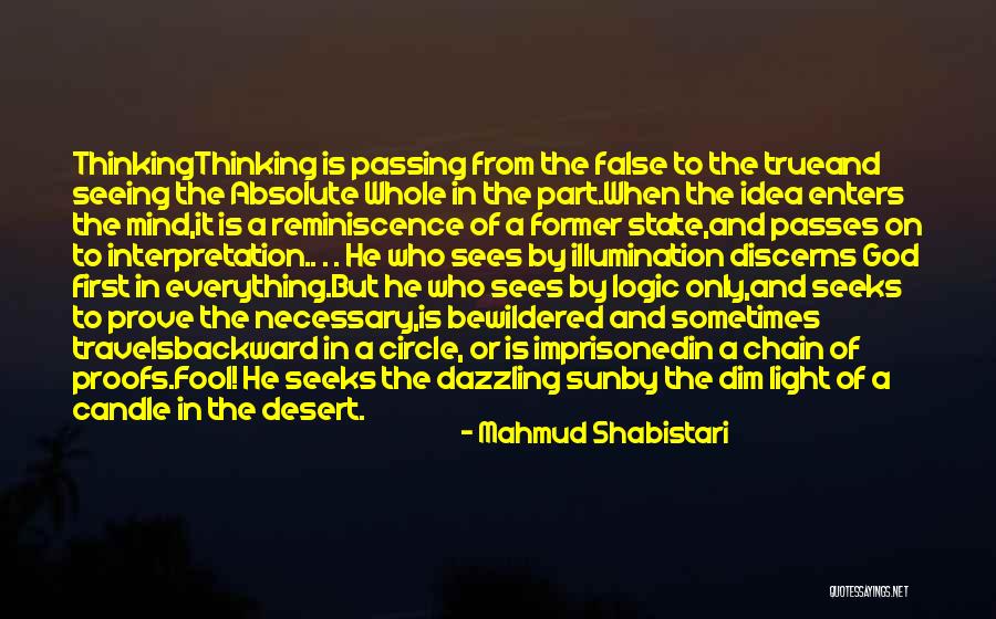 Dazzling Sun Quotes By Mahmud Shabistari Dazzling Sun Quotes By Mahmud Shabistari