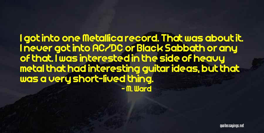 Dc Quotes By M. Ward Dc Quotes By M. Ward
