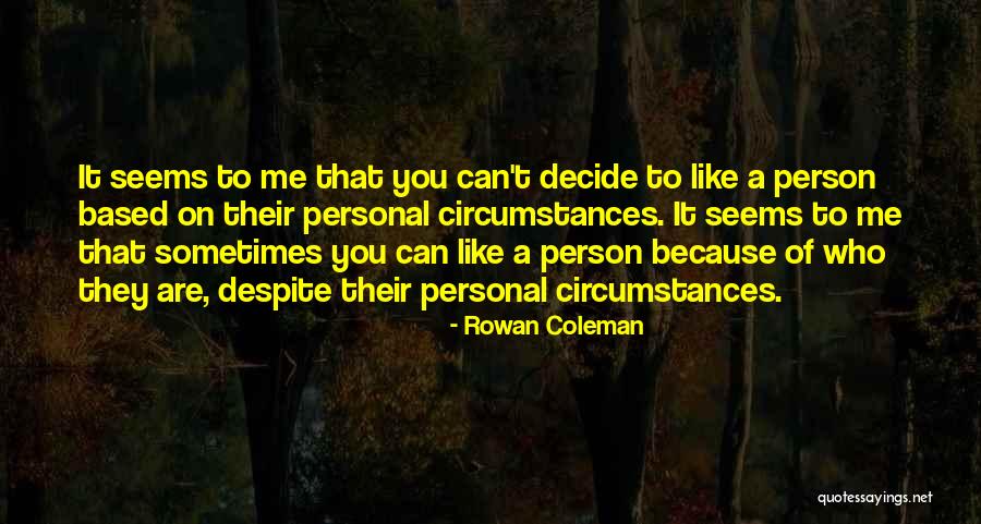 Dcosta Molly Quotes By Rowan Coleman Dcosta Molly Quotes By Rowan Coleman