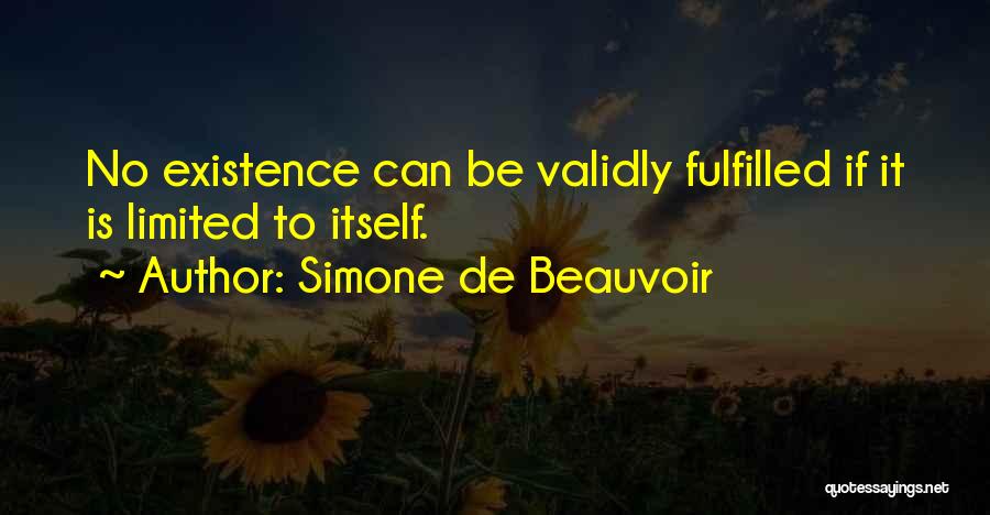 De Beauvoir Quotes By Simone De Beauvoir