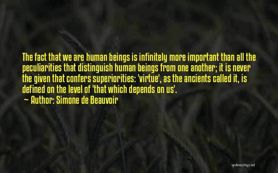 De Beauvoir Quotes By Simone De Beauvoir