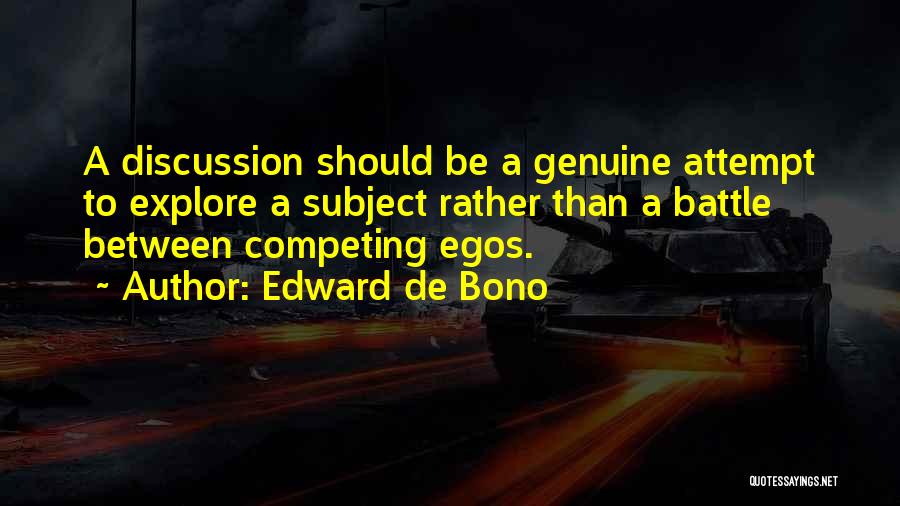 De Bono Quotes By Edward De Bono