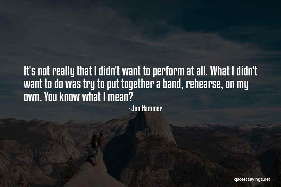 De Courvilles Catering Quotes By Jan Hammer De Courvilles Catering Quotes By Jan Hammer