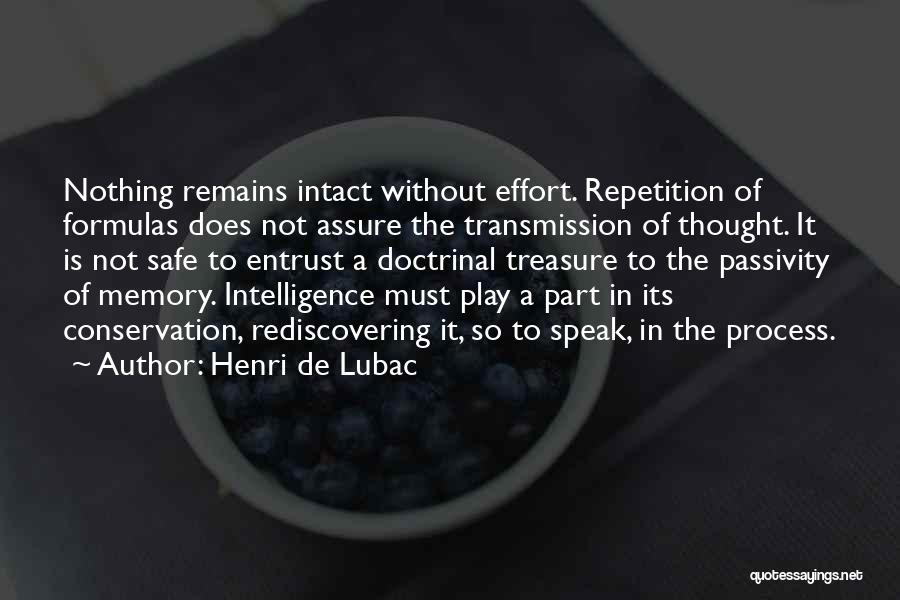 De-escalation Quotes By Henri De Lubac