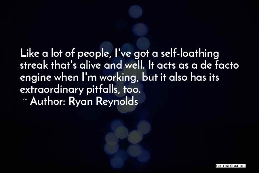 De Facto Quotes By Ryan Reynolds