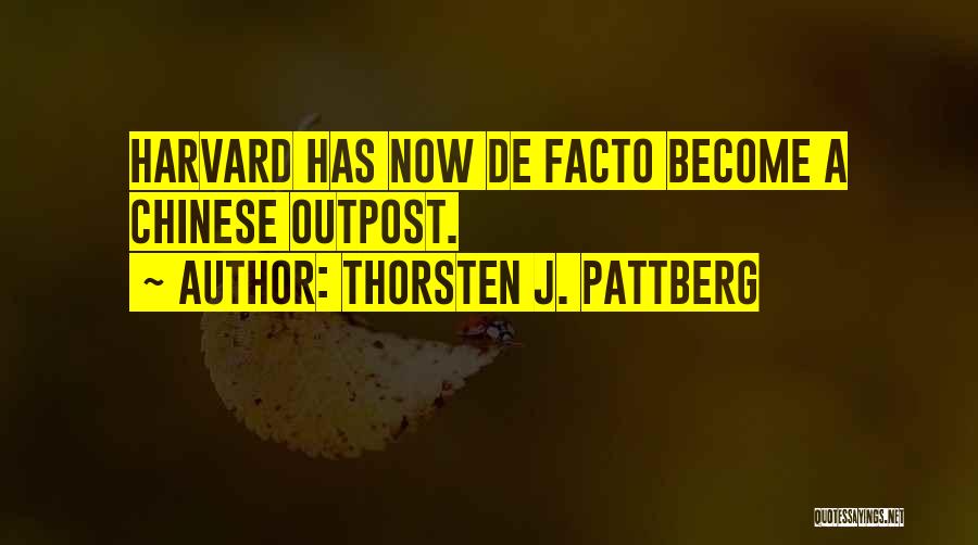 De Facto Quotes By Thorsten J. Pattberg