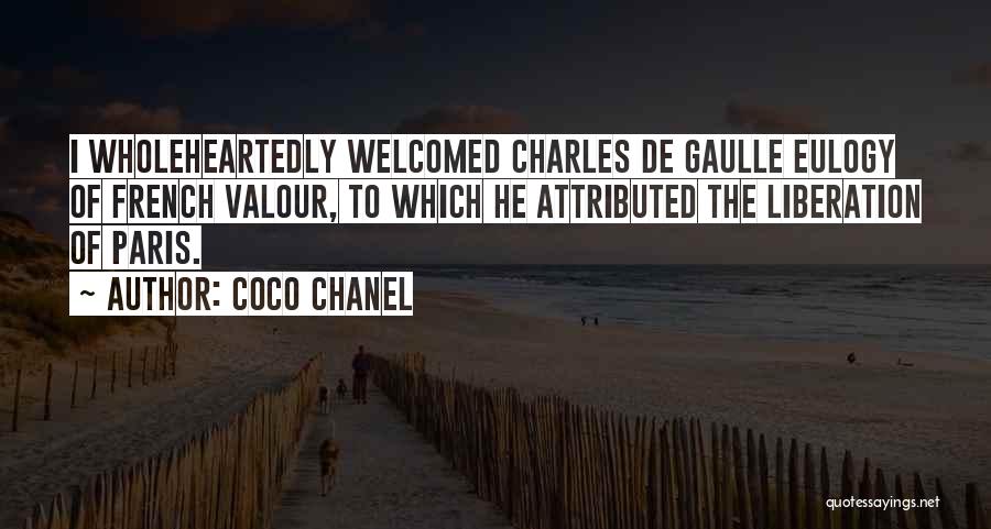 De Gaulle Quotes By Coco Chanel