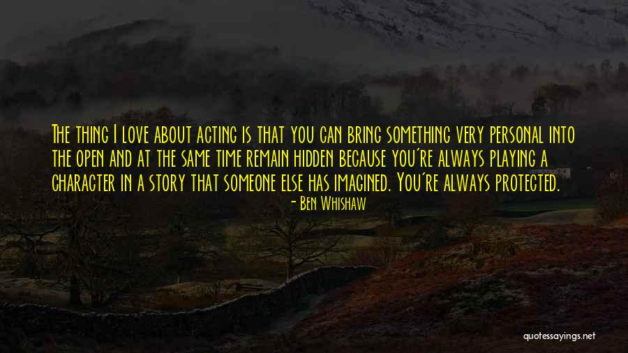 De Gruchy Jersey Quotes By Ben Whishaw
