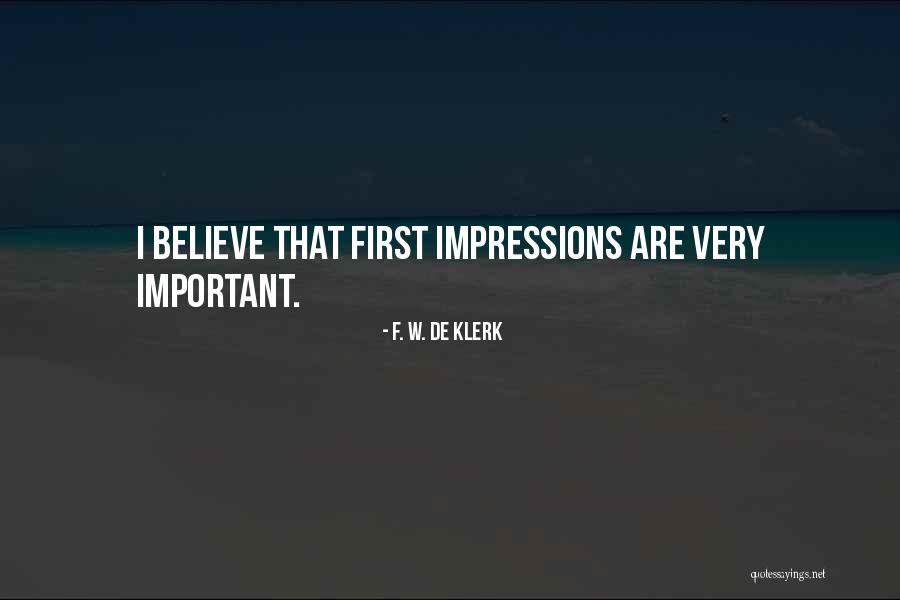De Klerk Quotes By F. W. De Klerk